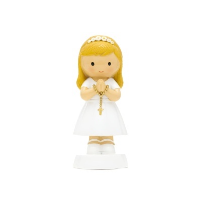 Menina Comunhão em pé (loira) | Little Drops Of Water