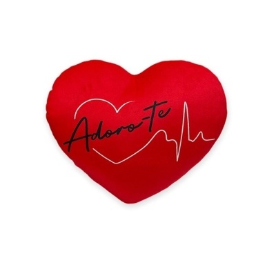 Almofada coração "Adoro-te" 35cm