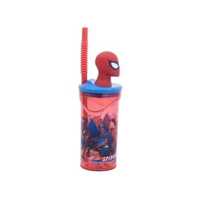 Copo Com Figura 3D Homem Aranha