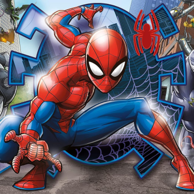 Puzzle Spiderman 104 peças Clementoni Supercolor