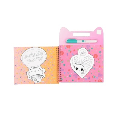 Livro Colorir com Água Gabby's Dollhouse