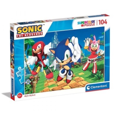 Puzzle Sonic The Hedgehog 104 peças | Clementoni