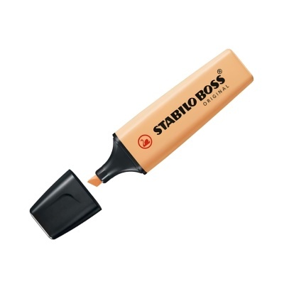 Marcador Fluorescente Pastel STABILO Boss Original Pessego