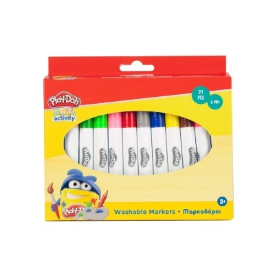 24 Marcadores Grossos | Play-Doh