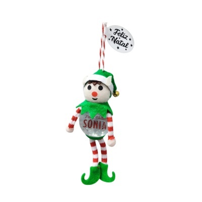 Boneco globo de neve Natal "Sónia"