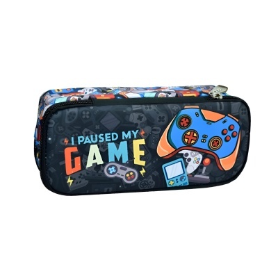 Estojo escolar duplo Game