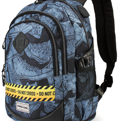 Mochila escolar PRODG Do Not Cross Running HS