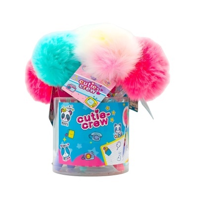 Caneta Pompom Cristal sortida | Cutie-Crew