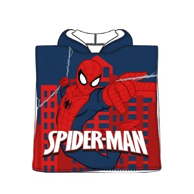 Poncho de praia microfibra Homem Aranha