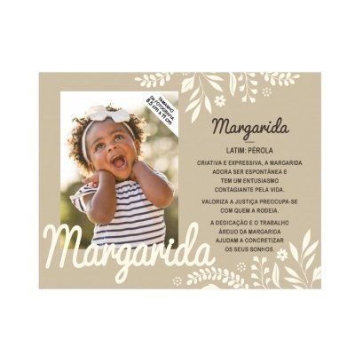 Moldura de madeira "Margarida" | H&H