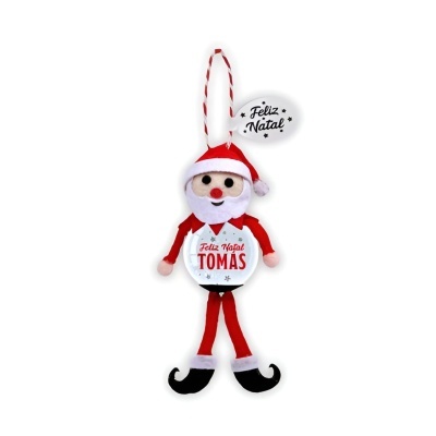 Boneco globo de neve Natal "Tomás"