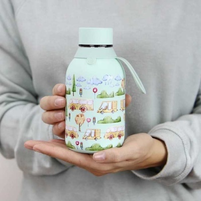 Garrafa térmica Mint Cars 350ml | Aurea