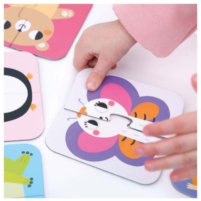 Puzzle On-the-Go Half Animais | Banana Panda Puzzle On-the-Go Half Animais | Banana Panda