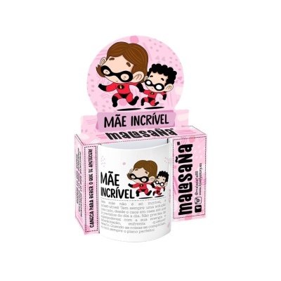 Caneca cerâmica "Mãe Incrível" | Malasaña