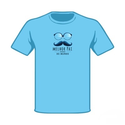 T-shirt "Melhor Pai do Mundo"