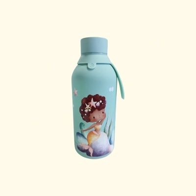 Garrafa térmica Mint Seashell Mermaid 500ml | Aurea