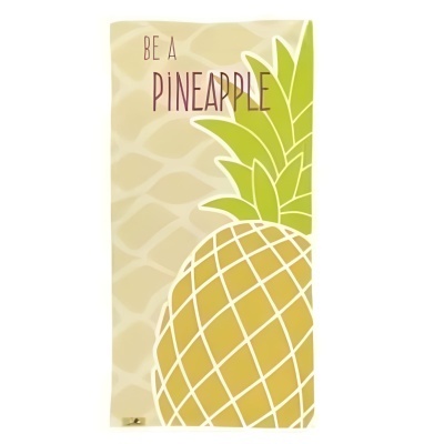 Toalha de praia Abacaxi algodão