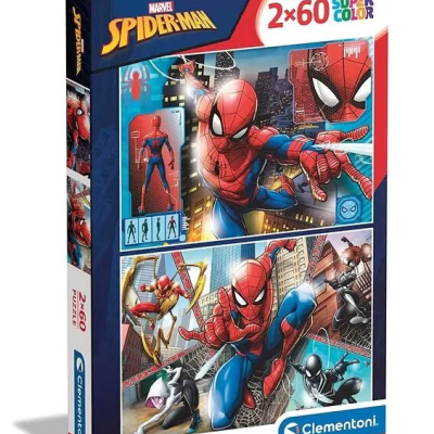 Puzzle Spiderman 2x60 peças Clementoni