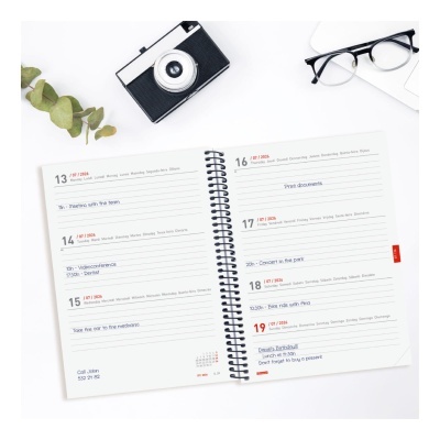 Agenda Semanal Espiral 18 Meses 2025/2026 | Finocam