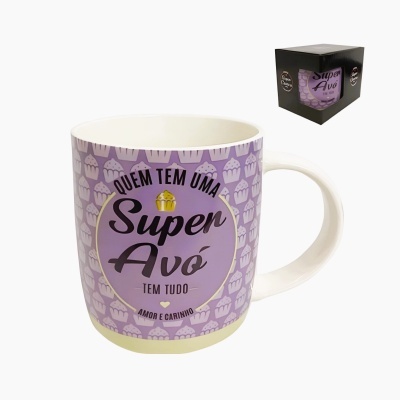 Caneca Cerâmica "Super Avó"