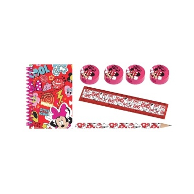 Conjunto brindes para festa Minnie 16 peças