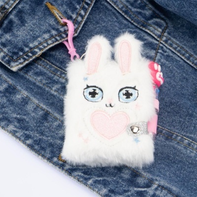 Mini Bloco de Notas Porta-Chaves com Caneta Multicor | Girabrilla