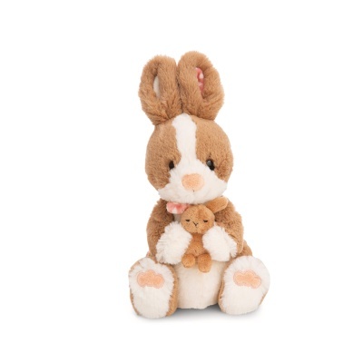 Peluche Coelho Hopsala com bebé 25cm | Nici
