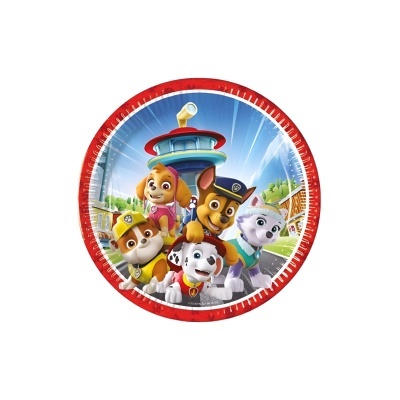 Pratos grandes Patrulha Pata