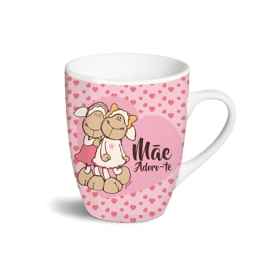 Caneca porcelana "Mãe adoro-te" | Nici