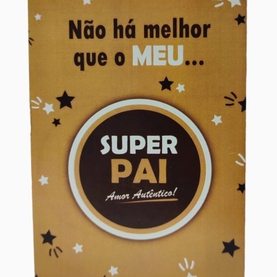 Caderno A6 "Super Pai"