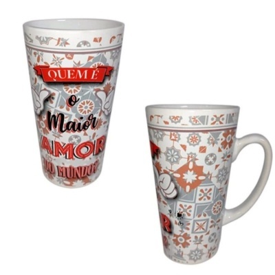 Caneca Cerâmica alta "Maior Amor"
