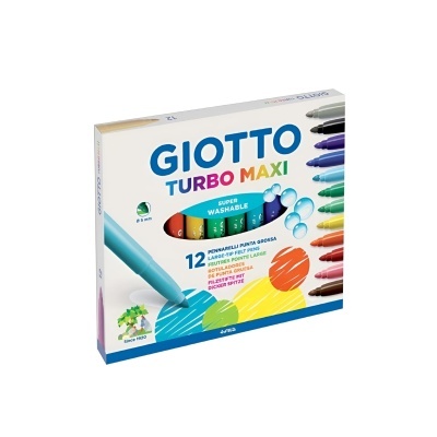 12 Marcadores Giotto Turbo Maxi | Giotto
