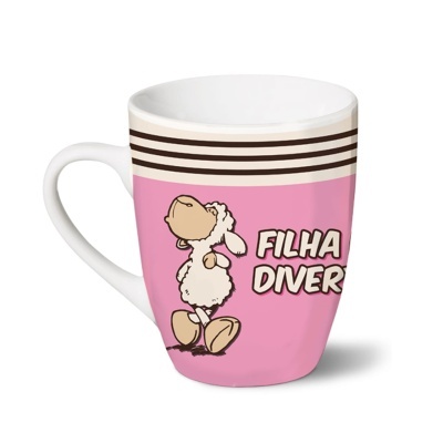 Caneca porcelana "Filha Mais Divertida" | Nici