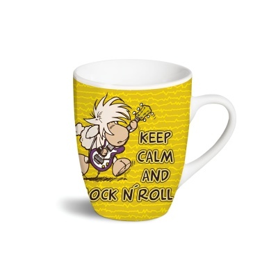 Caneca porcelana "Keep calm and rock n'roll" | Nici