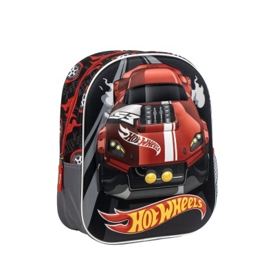 Mochila pré-escolar 3D Hot Wheels