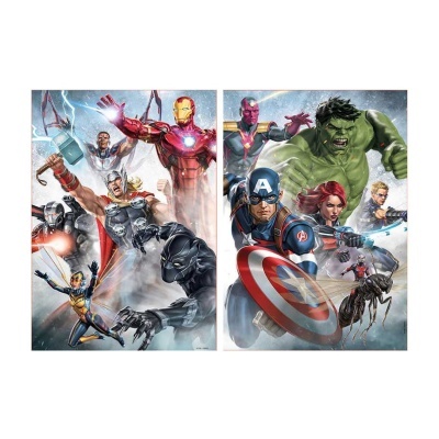 Puzzle Avengers 2x500 peças | EDUCA