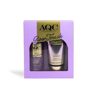 Conjunto spray e loção corporal Purple Glitter | AQC