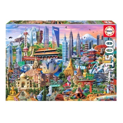 Puzzle Símbolos da Ásia 1500 peças | Educa