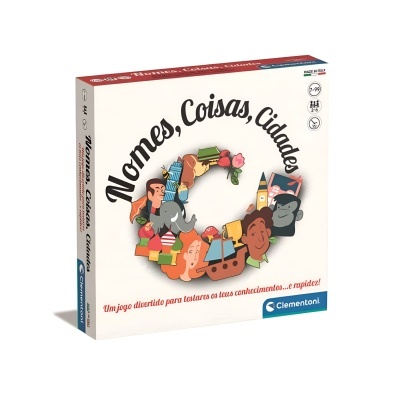 Jogo "Nomes, Coisas, Cidades" | Clementoni
