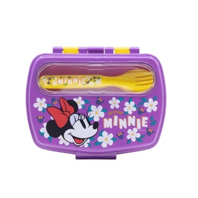 Sanduicheira com talheres Minnie