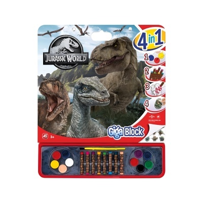 Giga Bloco 4 em 1 | Jurassic World Giga Bloco 4 em 1 | Jurassic World