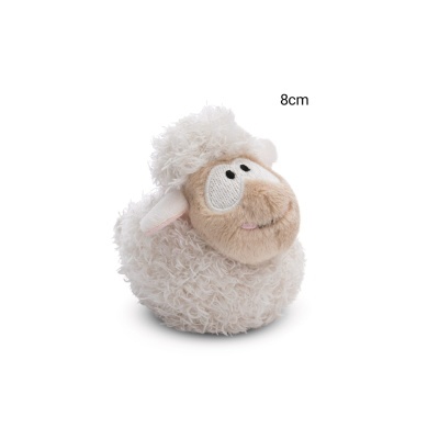 Anti-stress em peluche Ovelha Branca 8cm Wooly Gang | Nici