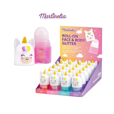 Unicórnio roll-on com purpurinas sortido | Martinelia