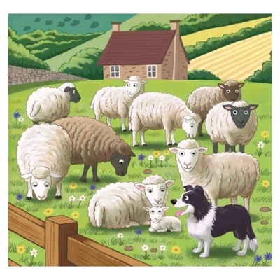 Puzzle Quinta 3x48 peças Supercolor | Clementoni