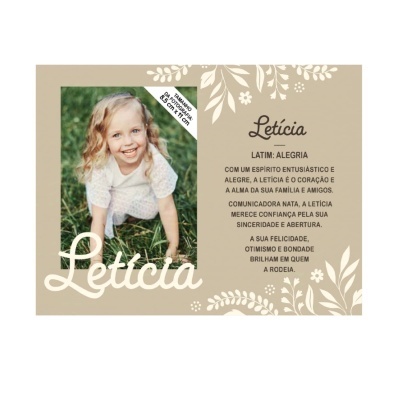 Moldura de madeira "Letícia" | H&H