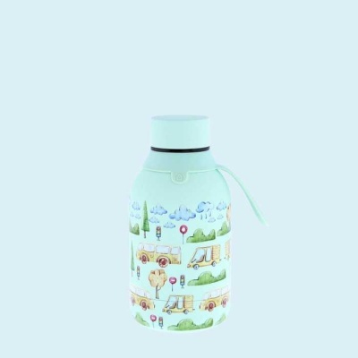 Garrafa térmica Mint Cars 350ml | Aurea