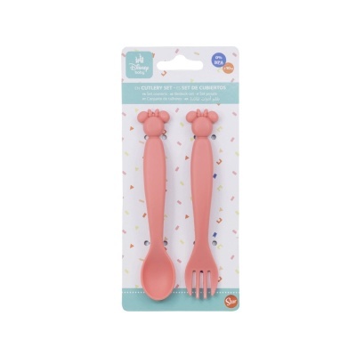 Conjunto 2 Talheres Minnie Baby