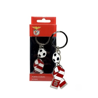 Porta chaves metálico cachecol Benfica | SLB