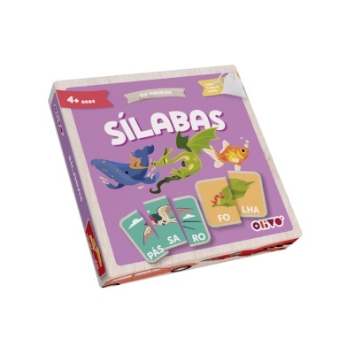 Jogo Sílabas em madeira Evolui | Olivo Jogo Sílabas em madeira Evolui | Olivo