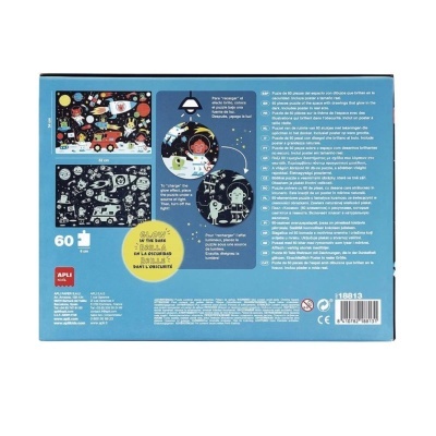 Puzzle Espaço fluorescente 60 peças | Apli